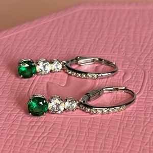 Swarovski Trilogy Hoop Earrings
